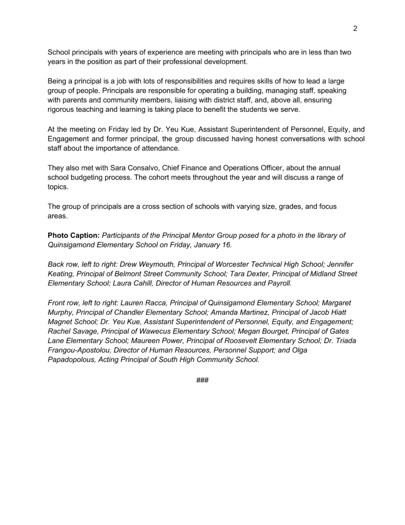 WPS Launches Principal Mentorship Group and Expands Student Driver’s Ed